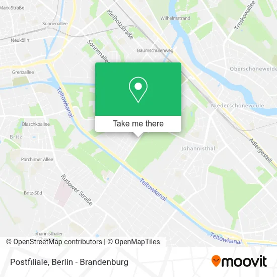 Postfiliale map
