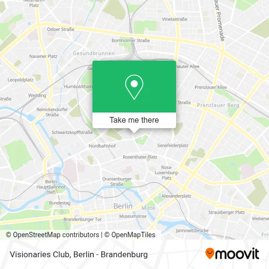 Visionaries Club map