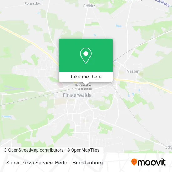 Super Pizza Service map