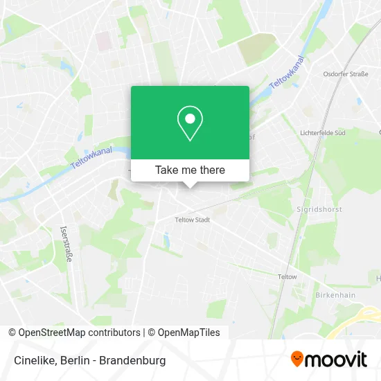 Cinelike map