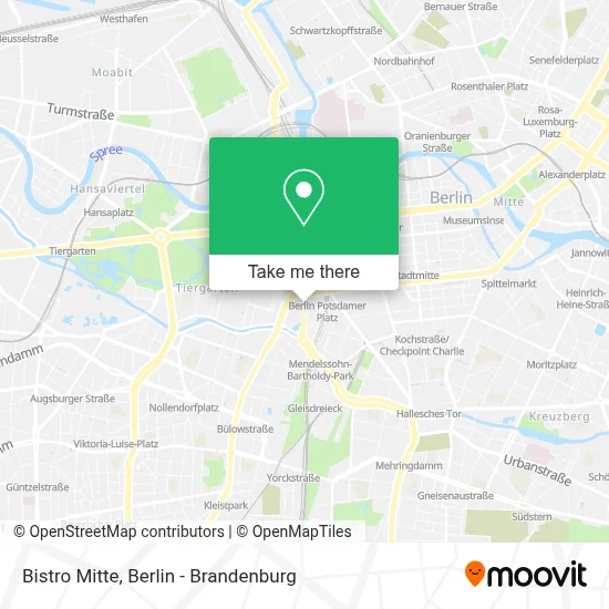 Bistro Mitte map