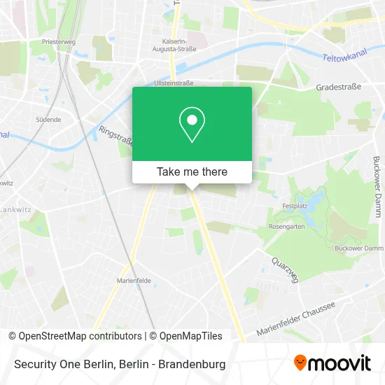 Security One Berlin map