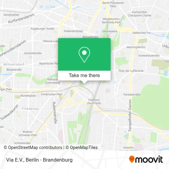 Via E.V. map