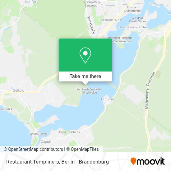 Restaurant Templiners map