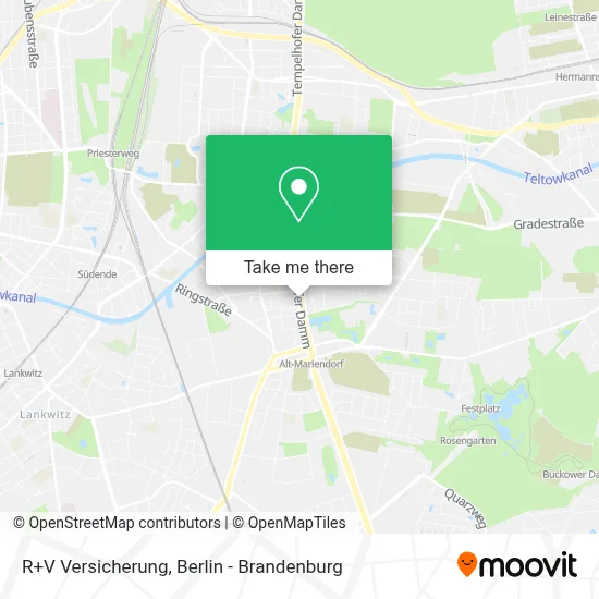 R+V Versicherung map