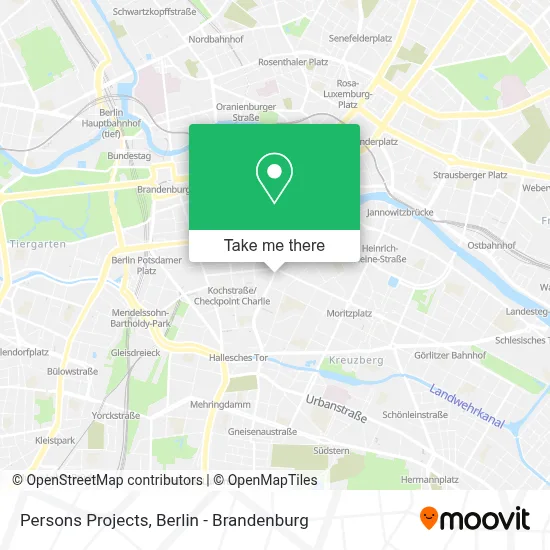 Persons Projects map