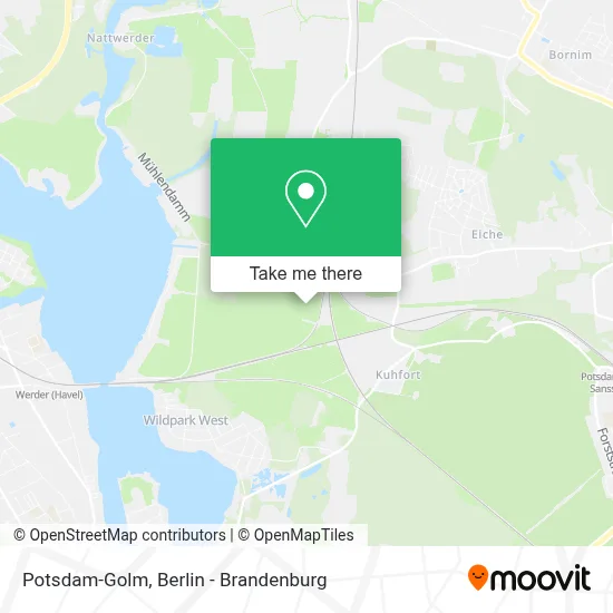 Potsdam-Golm map