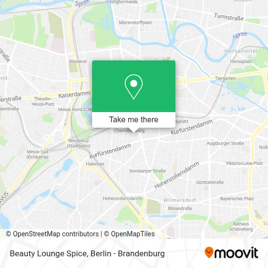 Beauty Lounge Spice map
