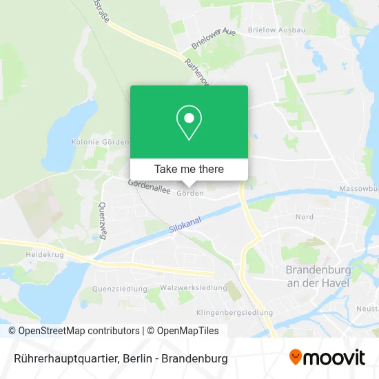 Rührerhauptquartier map