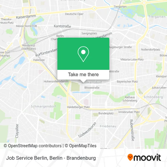 Job Service Berlin map