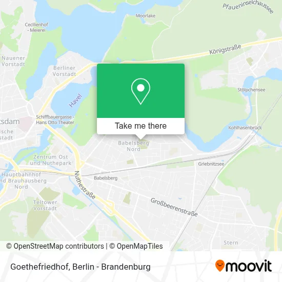 Goethefriedhof map