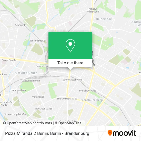 Pizza Miranda 2 Berlin map