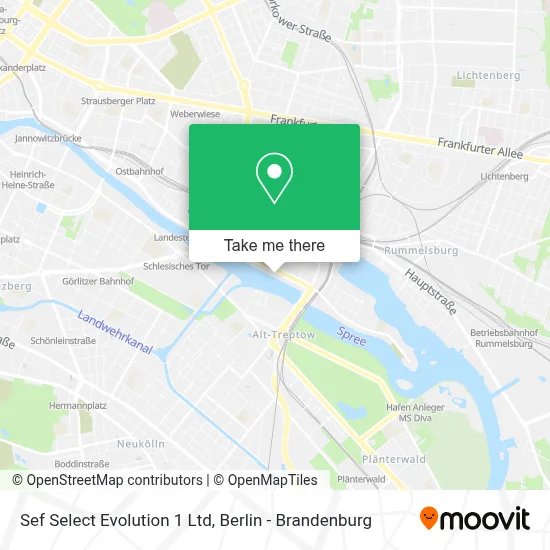 Sef Select Evolution 1 Ltd map