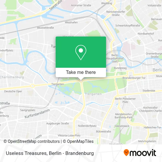 Useless Treasures map