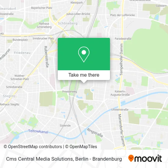 Cms Central Media Solutions map
