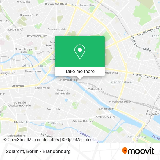Solarent map