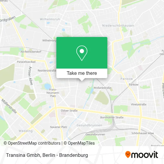 Transina Gmbh map