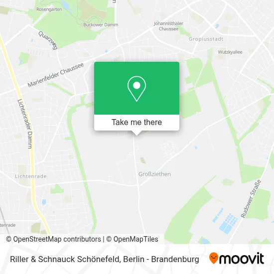 Riller & Schnauck Schönefeld map