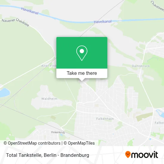 Total Tankstelle map