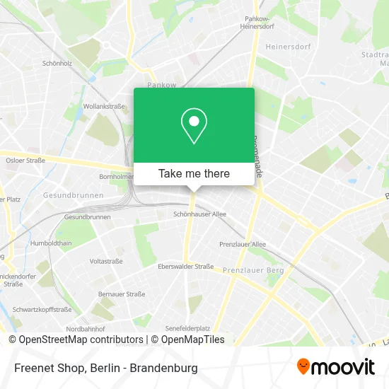 Freenet Shop map