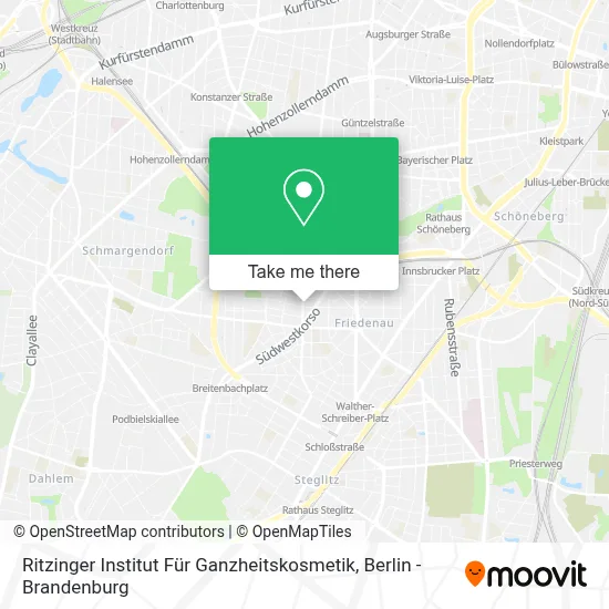Ritzinger Institut Für Ganzheitskosmetik map