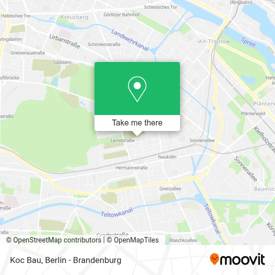 Koc Bau map