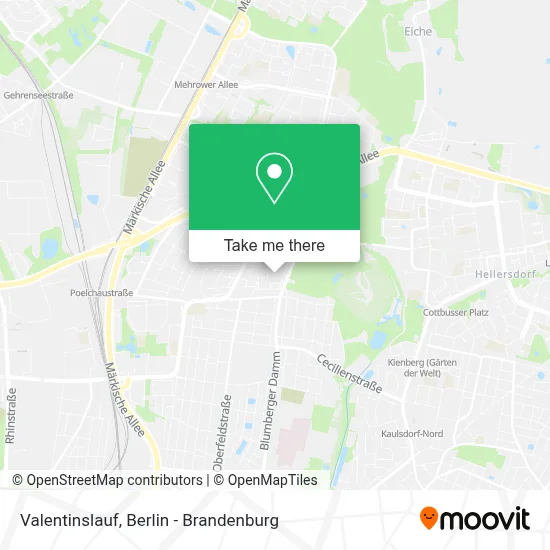 Valentinslauf map