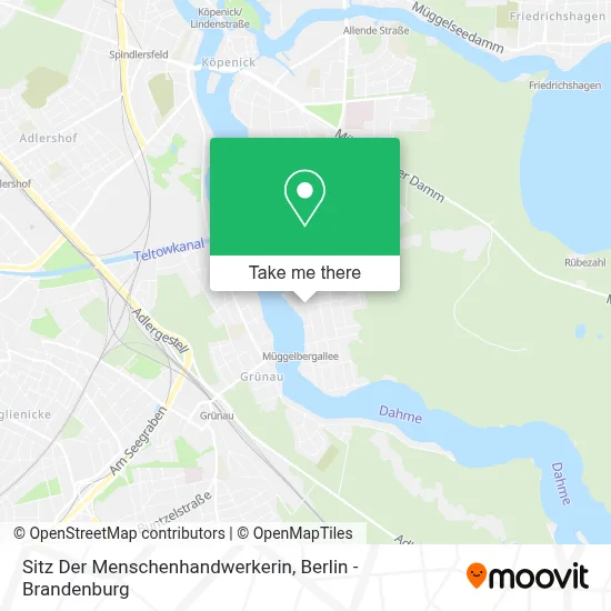 Sitz Der Menschenhandwerkerin map