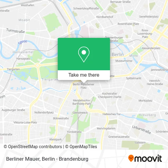 Berliner Mauer map
