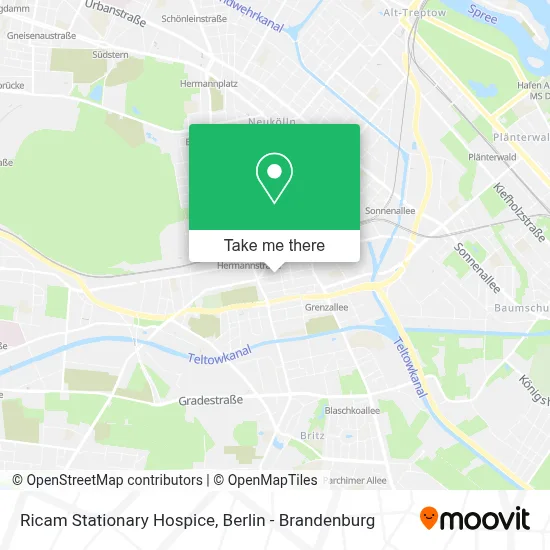 Ricam Stationary Hospice map