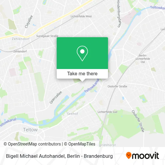 Bigell Michael Autohandel map