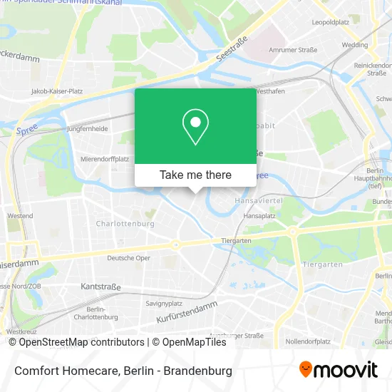 Comfort Homecare map