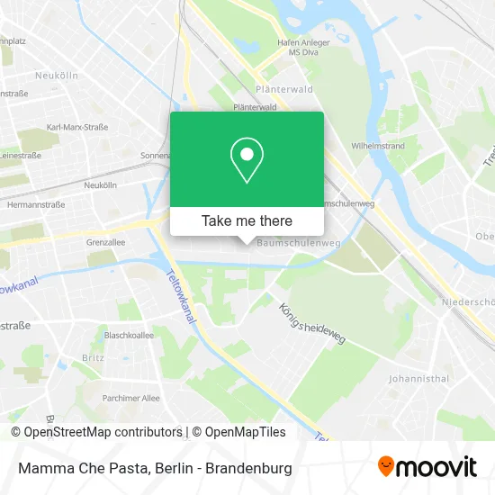 Mamma Che Pasta map