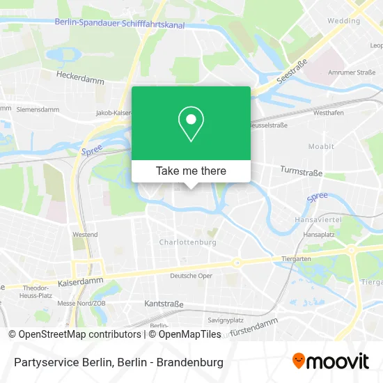 Partyservice Berlin map