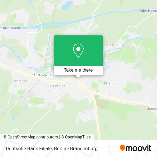 Deutsche Bank Filiale map
