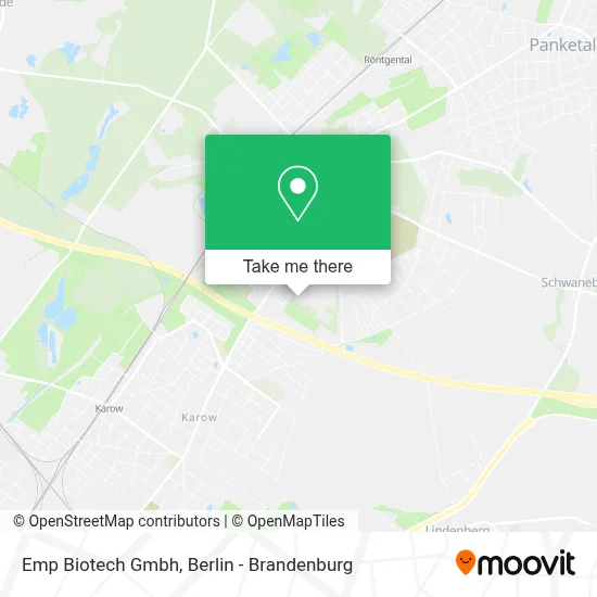 Emp Biotech Gmbh map
