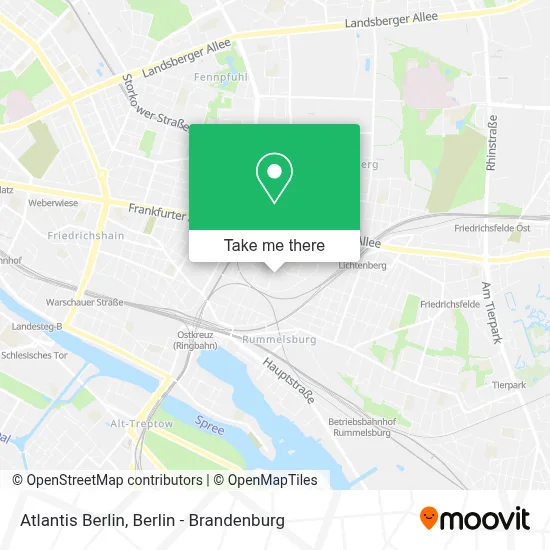 Atlantis Berlin map