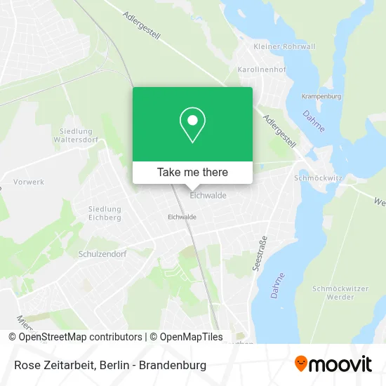 Rose Zeitarbeit map