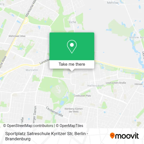 Sportplatz Satreschule Kyritzer Str map