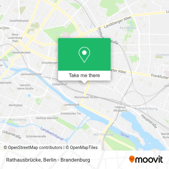 Rathausbrücke map