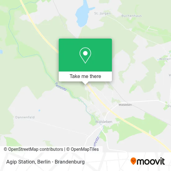 Agip Station map