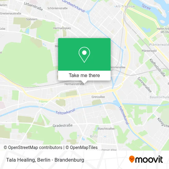Tala Healing map