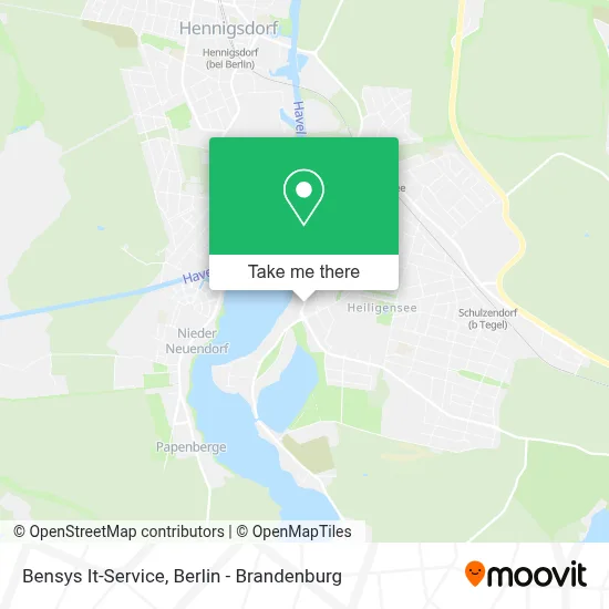 Bensys It-Service map