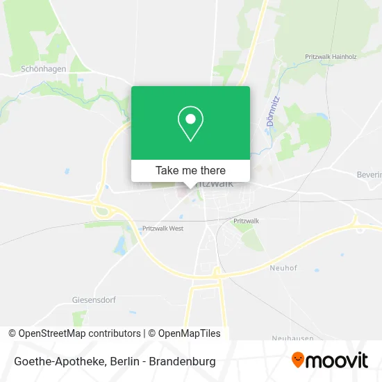 Goethe-Apotheke map