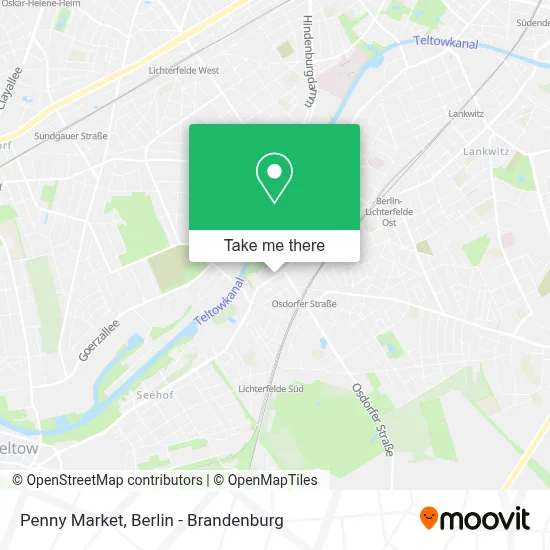 Penny Markt map