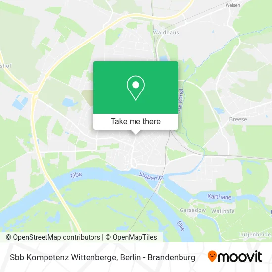 Sbb Kompetenz Wittenberge map
