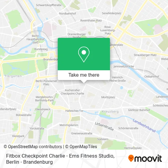 Fitbox Checkpoint Charlie - Ems Fitness Studio map