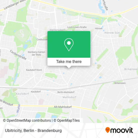 Ubitricity map