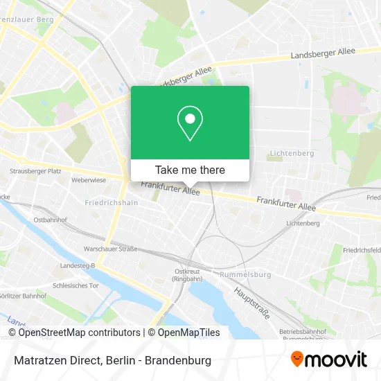 Matratzen Direct map