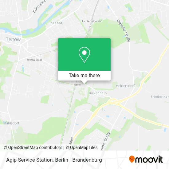 Agip Service Station map